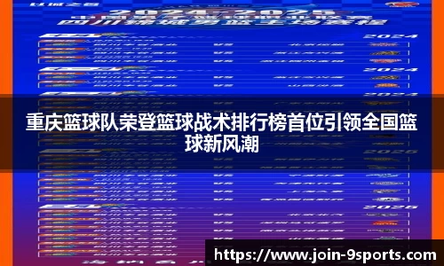 重庆篮球队荣登篮球战术排行榜首位引领全国篮球新风潮